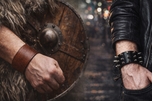 The History of Leather Cuff Bracelets: From Ancient Warriors to Modern Rebels