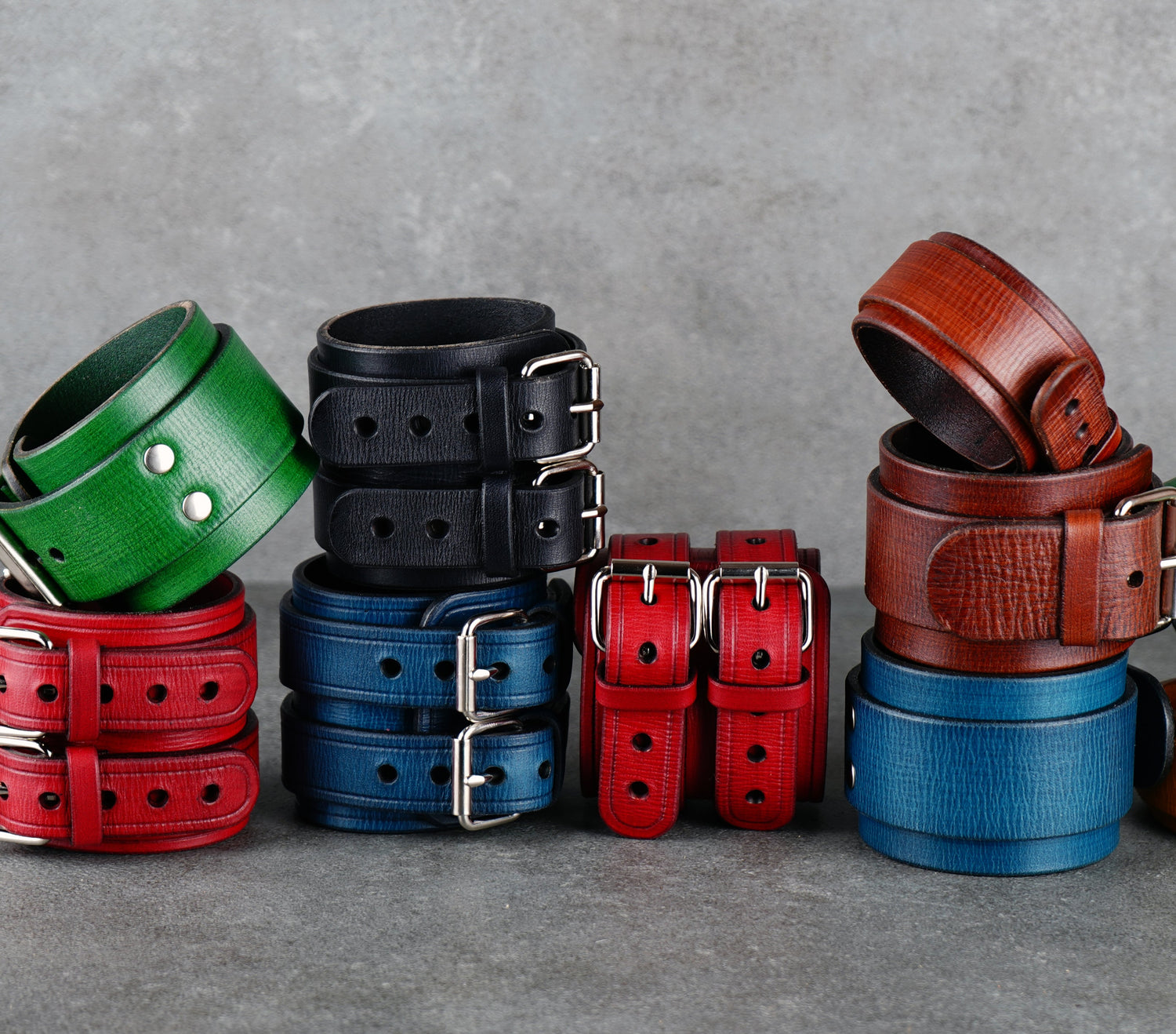 Classic Leather Cuff with Buckle