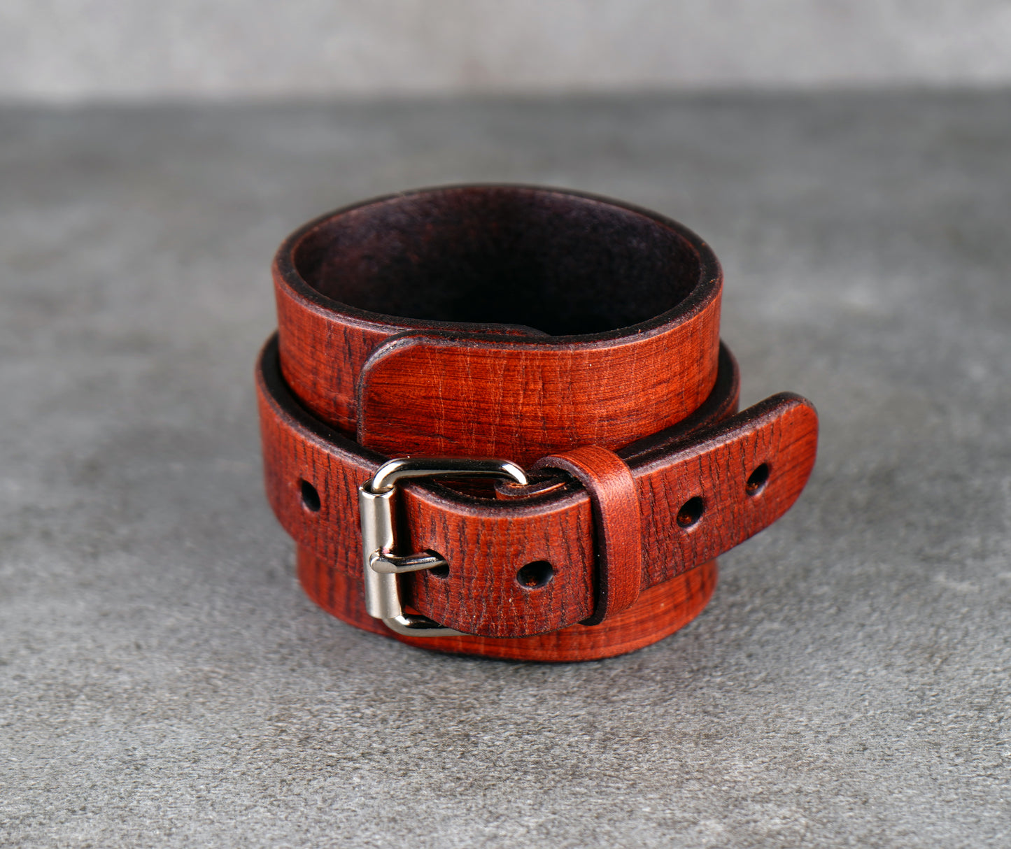 Brown Leather Cuff bracelet
