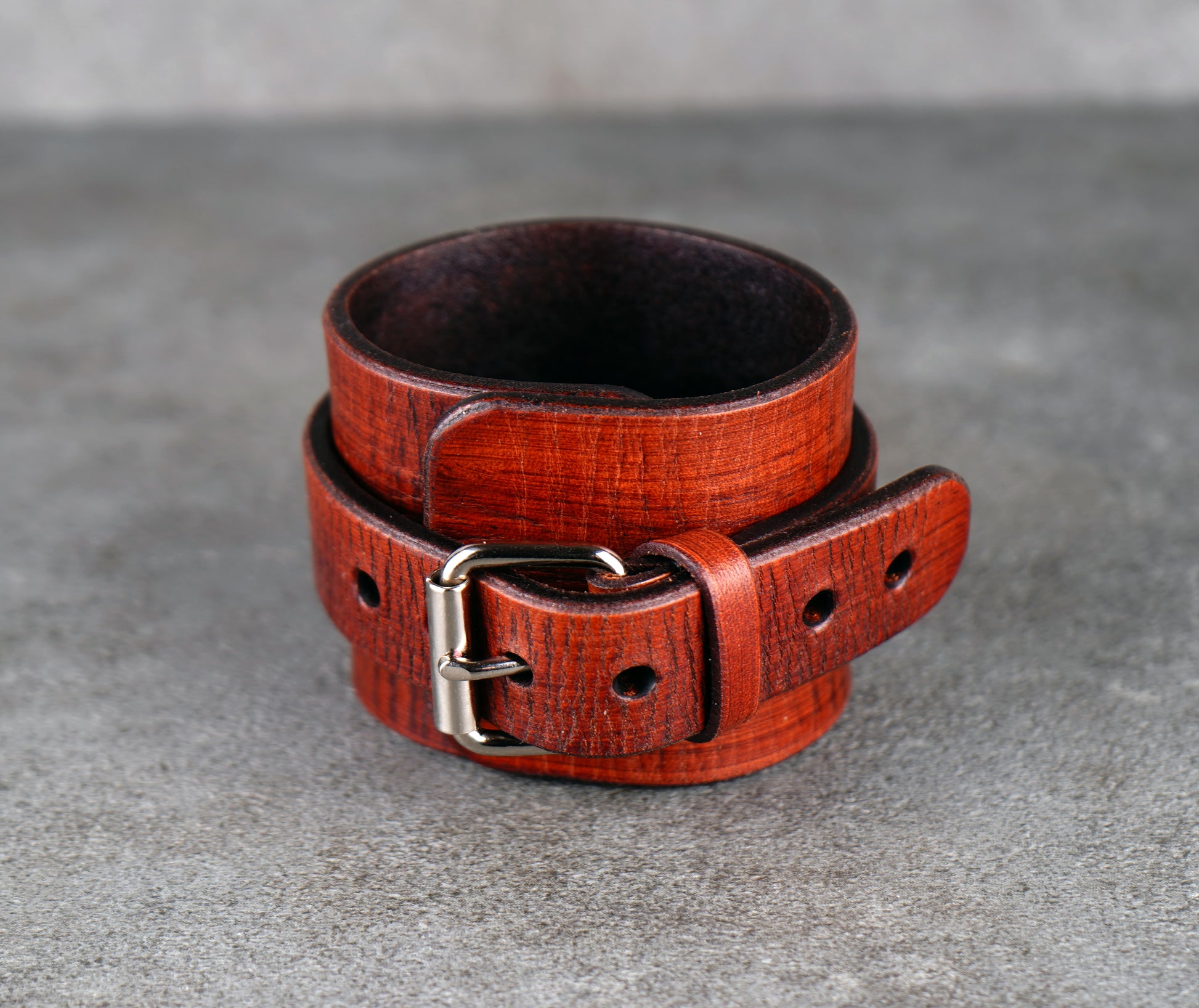 Brown Leather Cuff bracelet