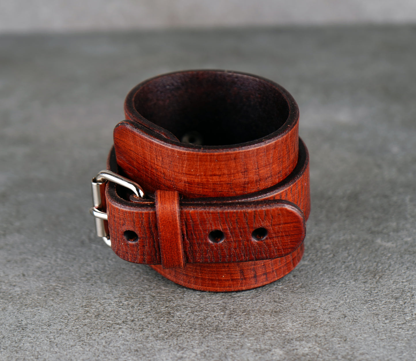 Brown Leather Cuff bracelet