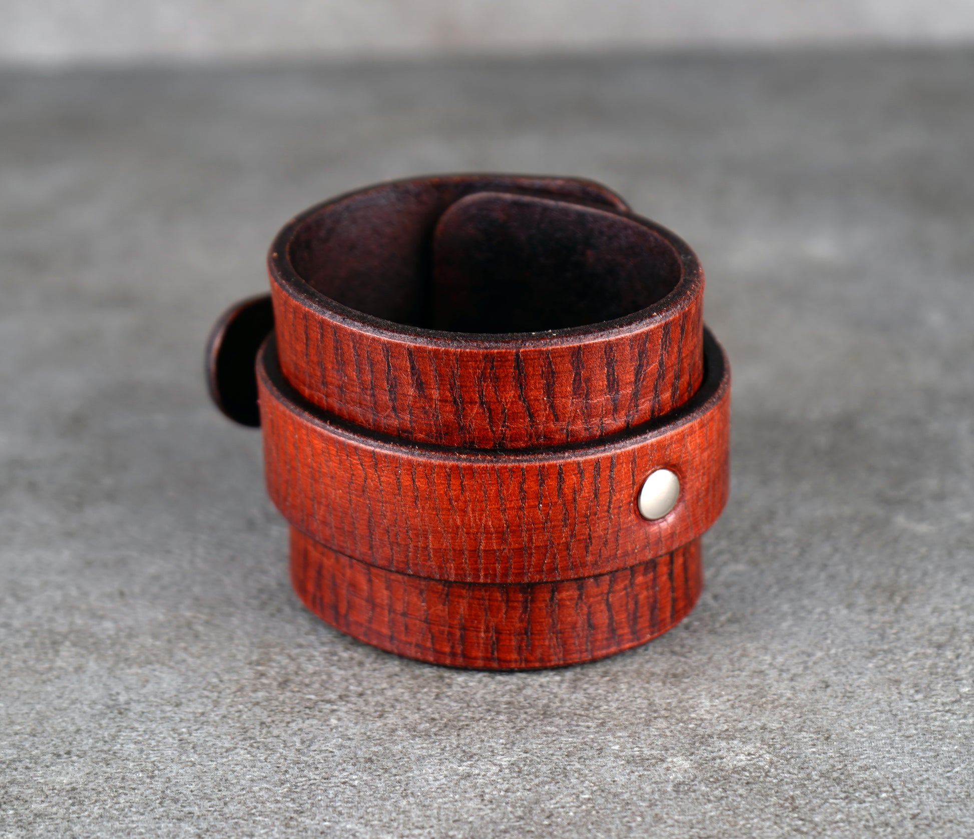 Brown Leather Cuff bracelet