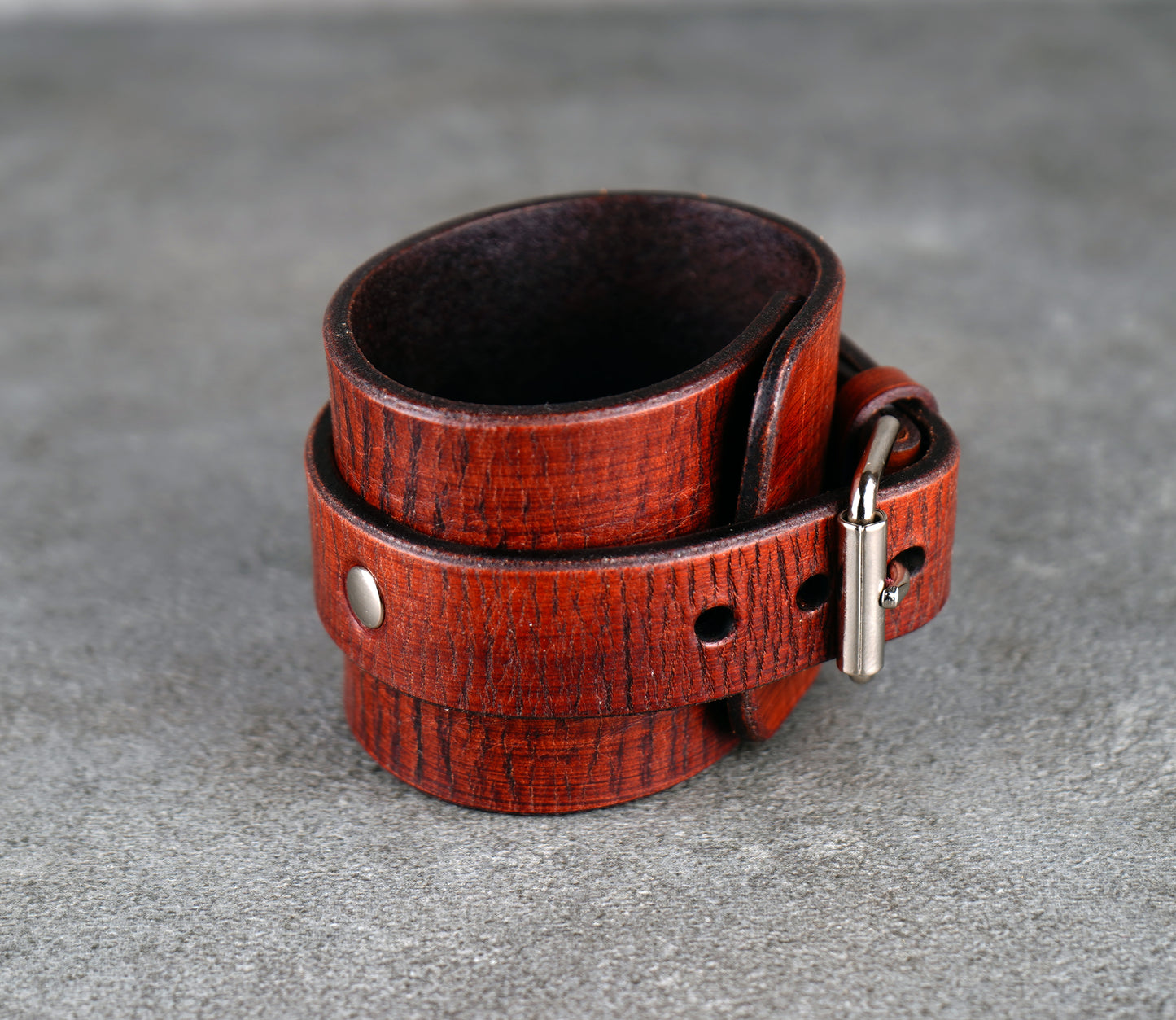 Brown Leather Cuff bracelet