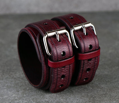 Bordo leather cuff bracelet