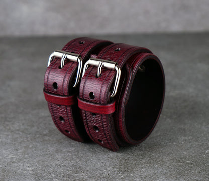 Bordo leather cuff bracelet