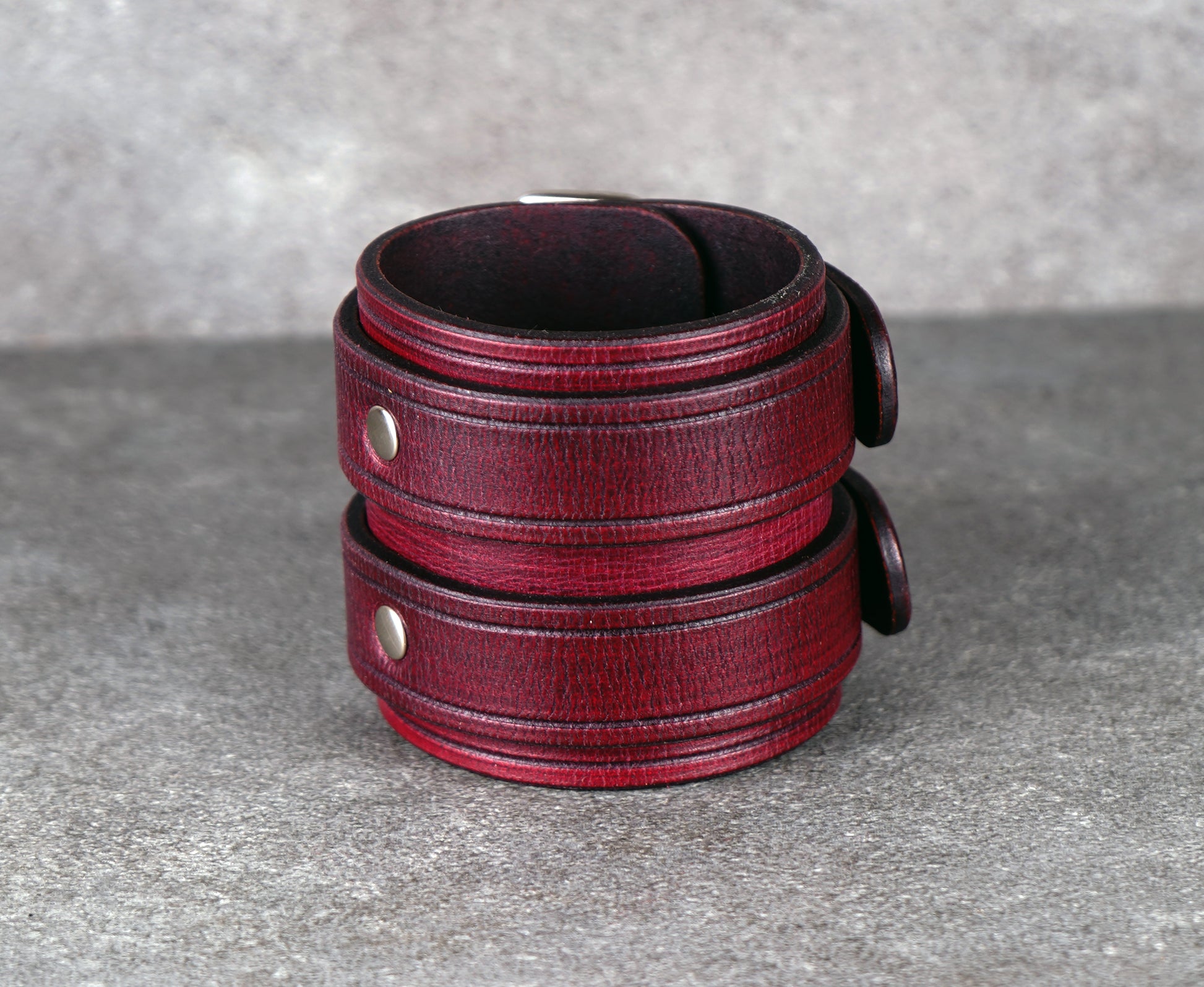Bordo leather cuff bracelet