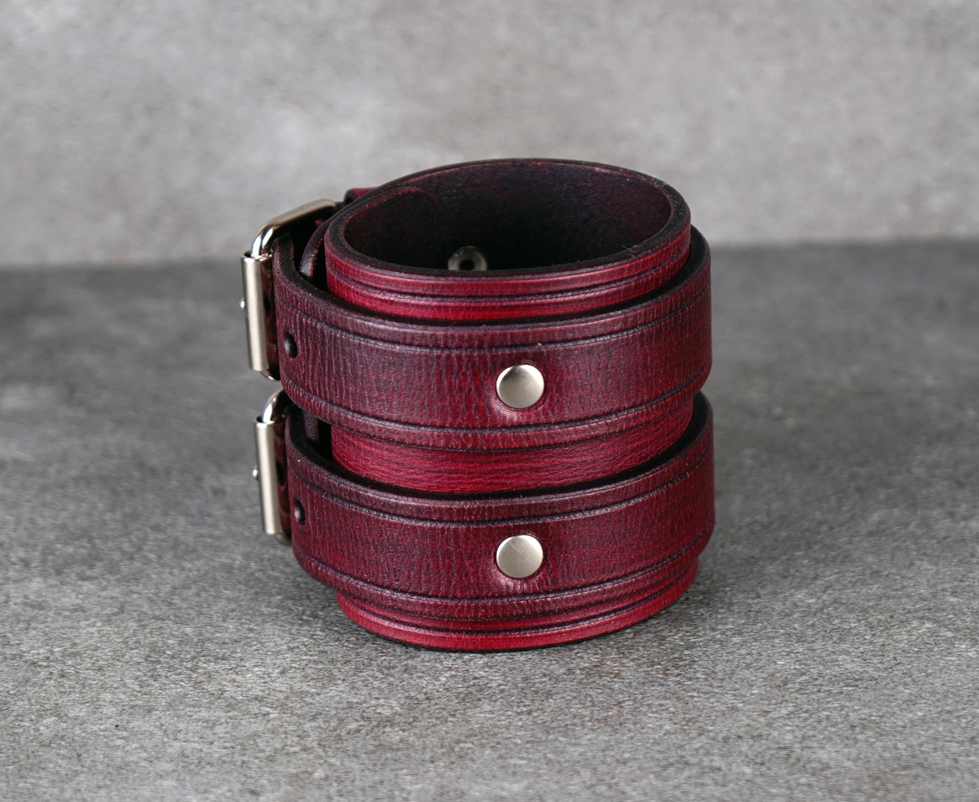 Bordo leather cuff bracelet