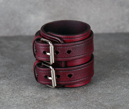 Bordo leather cuff bracelet
