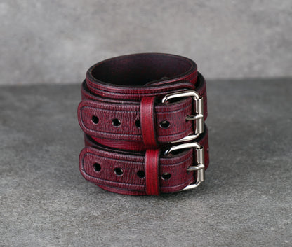 Bordo leather cuff bracelet
