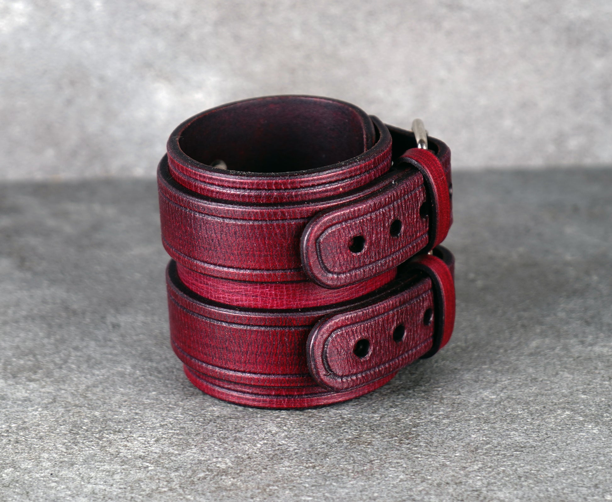 Bordo leather cuff bracelet
